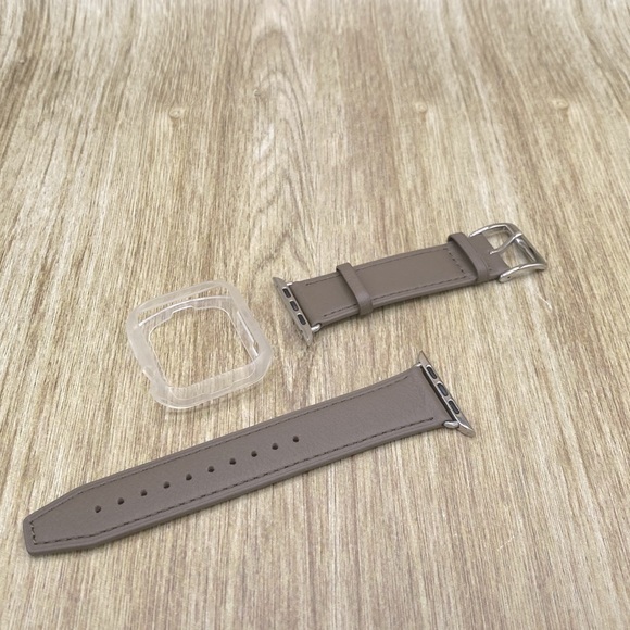 Aladrs Leather Watch Band For Apple Watch - Picture 3 of 8